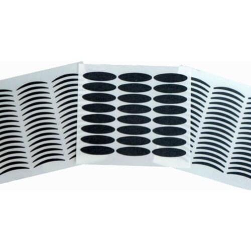 144pcs/lot Thick and Thin Black Stripe Makeup Eye Shadow Eyeliner Eyelid Stickers for Making The Eyes Bigger Free ship to US