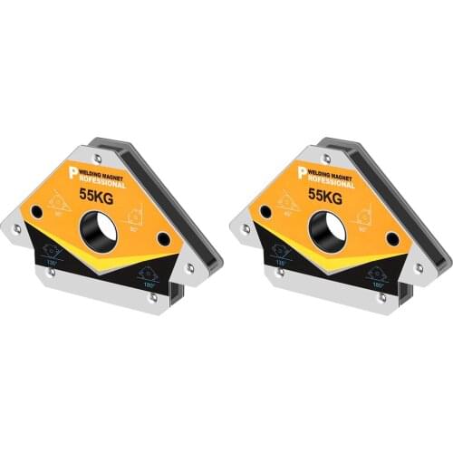 2PCS Magnetic Welding Corner Holder Positioner Soldering Locator for Welding Angles Magnetic Tool Magnet Holder