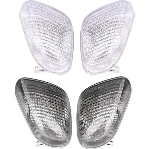 2Pcs Smoke/Clear Motorcycle Turn Signal Lamp Rear Indicator Light Cover Housing For Kawasaki Ninja ZX11 1993-1998 1999 2000 2001