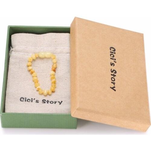 Baltic Amber Bracelet for Adult (Butterscotch) - 2 Sizes