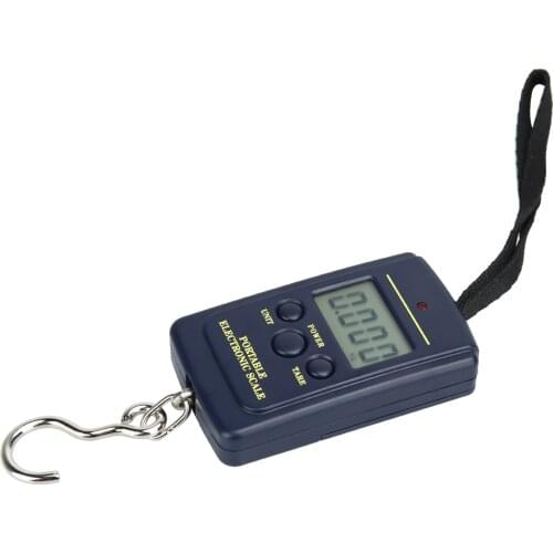 Digital Pocket Hook Scales Portable 40kg/10g Electronic Hanging Fishing Hanging Hook Scale Kitchen Weight Tools