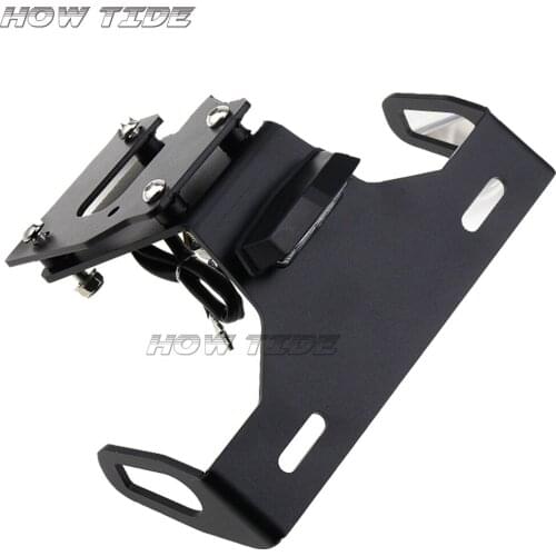 License Plate Holder for KAWASAKI Z900 2017-2020 18 19 Motorcycle Tail Tidy Fender Eliminator Registration Plate LED Light Z 900