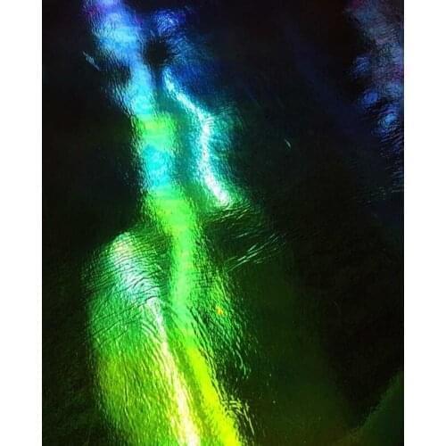 Holographic Mirror Surface Genuine Cow Skin Leather Fabric for Fashion Bag/shoes/luggage,Free Shipping