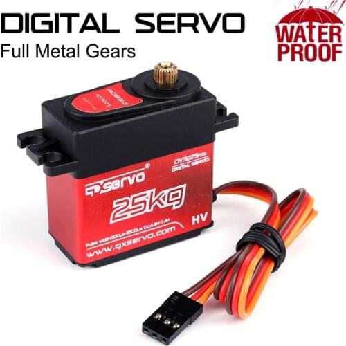 Hs3225 180 Degree Digital Rc Servo 25kg Torque Waterproof Metal Rc Servo Motor