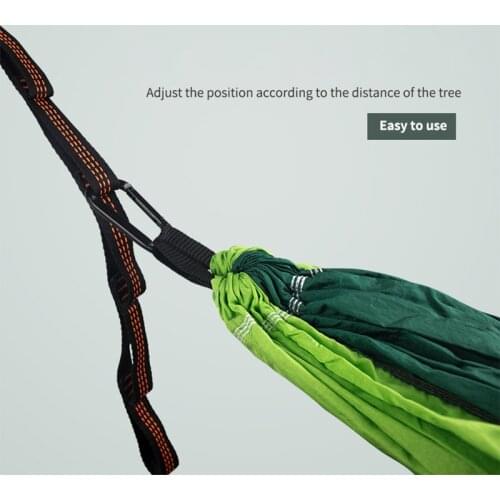 Outdoors Camping Hammock Straps Garden Swing Blets Tree Rope Hamak Blue Orange White black