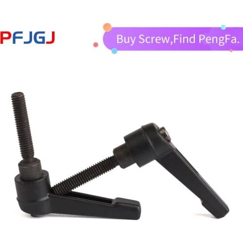 Peng Fa 1pcs/lot M5 M6 M8 M10*L Adjustable tightening wrench handle screw hand screw seven-shaped bakelite handle metal screw