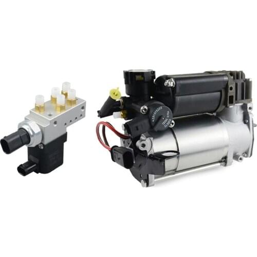 AP02 Air Suspension Compressor + Solenoid Valve For Mercedes W211 S211 E320 A2113200304, A 220 320 03 04