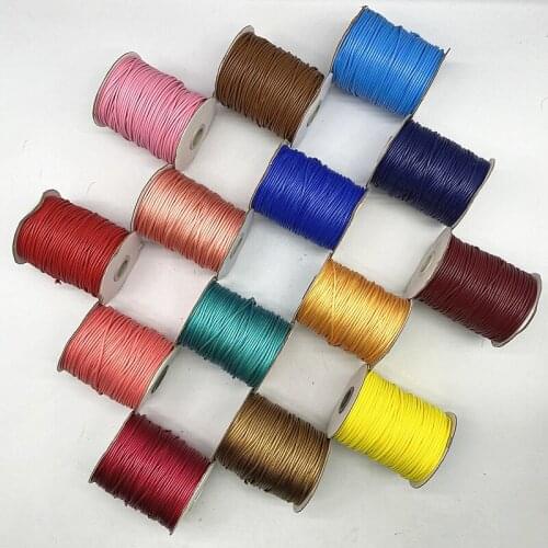 5meters 2.0mm Waxed Cord Waxed Thread Cord String Strap Necklace Rope Bead DIY Jewelry Making for Bracelet