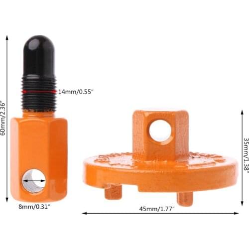 1Set Chainsaw Clutch Removal Tool Universal Piston Stopper Clutch Flywheel Drum Chain Saw Disassembly Parts Dismount Tool X7YF