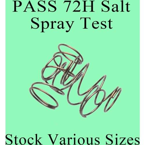 10pcs Wholesale stainless steel 304 small coil pressure spring custom compression spring wire diameter 0.5MM