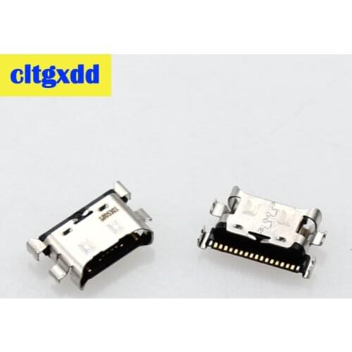 2pcs Micro USB Type C Connector jack Dock Charging port Socket For Huawei Honor 10 V10 20Pro P20 / P30 Lite Nova 2S 3 3E 4 4E