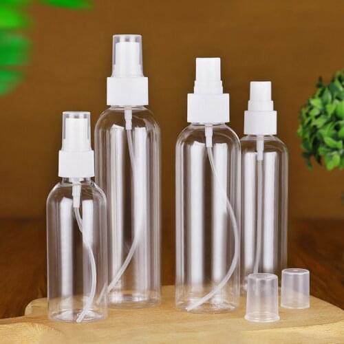 250-10ml Spray Bottle Refillable Bottles Travel Transparent Plastic Bottle Atomizer Empty Small Spray Bottle toxic free