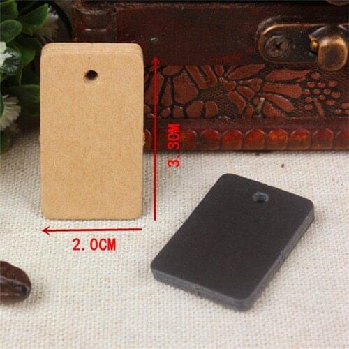 300pcs 3.3*2cm Small garment label clothing tag blank paper cards handmade soap tag identification card