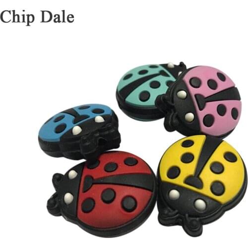 Chip Dale 5pcs Silicone Animal Beads Mini Insect Silicone Bead For DIY Teething Nursing Accessories Food Grade Silicone Teether