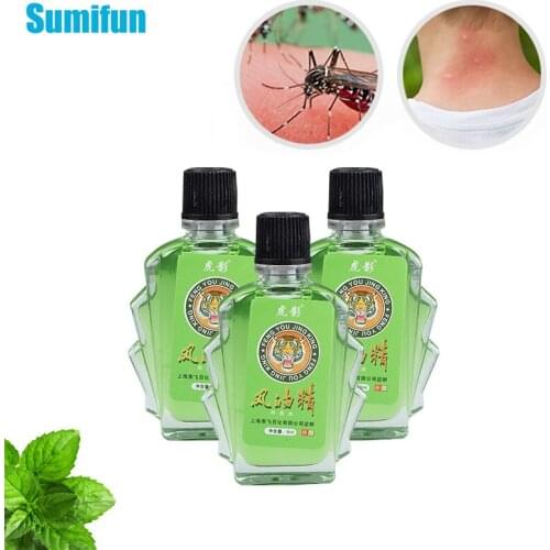 6ml Tiger Balm Bite Mosquito Repellent Fengyoujing Cool Insect Oil Refreshing Treat Headache Stomach Ache Caused By Cold