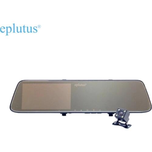 DVR Car Android Video Recorder for car 2 cameras Auto Registrator Video Recorder Mirror Eplutus D22 5 inch GPS WIFI Bluetooth