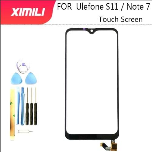 Original 6.1" For Ulefone S11 Touch Screen Glass Digitizer Assembly For Ulefone Note 7 Screen Sensor Digitizer Replace + Tools