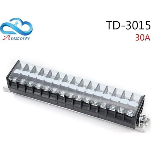 TD-3015 rail terminal block combination terminal block 15-position terminal block 30A660V