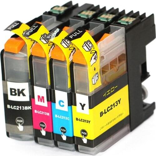 1Set Compatible Ink Cartridge LC213 For Brother DCP-J4220N J4225N MFC-J4720N MFC-J4725N MFC-J5620CDW MFC-J5720CDW printer Inkjet