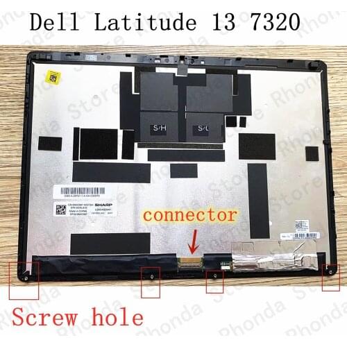 13.0 inch 3:2 1920x1280 NW3NF Matrix LCD Screen for Dell Latitude 13 7320 7320 Laptop Tablet PC Touch Assembly/Touch Screen