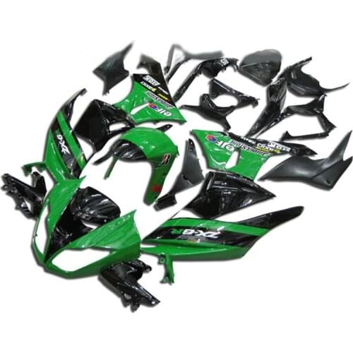 Motorcycle Fairing kit for KAWASAKI Ninja ZX6R 09 10 ZX6R 636 2009 2010 zx 6r green gloss black ABS Fairings set +gifts SD13