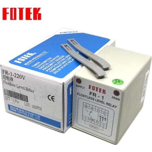 FOTEK FR-1-220V FL0ATLESS LEVEL RELAY Brand new original