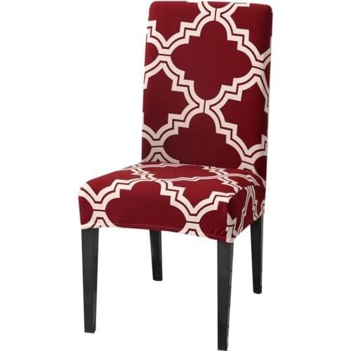 Plaid Bird Elastic Slipcover Washable Restaurant Hotel Chair Cover Seat Case Fashion Home Textile