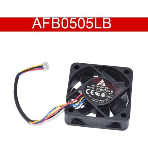 Genuine AFB0505LB DC05V 0.23A Four Lines CPU Cooling Fan