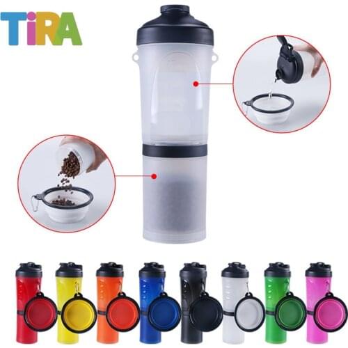 Portable Pet Dog Water Bottle 550ml Drinking Bowl for Small Medium Large Dogs Feeding Water Dispenser Cat Dogs Outdoor Bottles