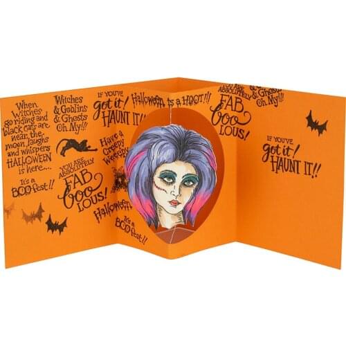 Clear Stamps Happy Haunting! Halloween Phrases Transparent Stamp for DIY scrapbooking Album Crafts Cards Decoration New 2019