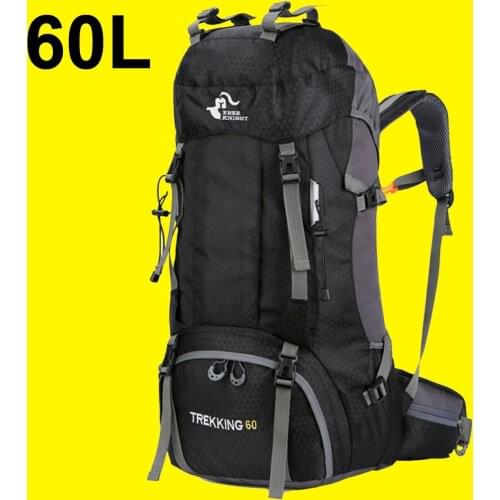 New 50L & 60L Outdoor Camping Climbing Backpack Waterproof Molle Mountaineering Hiking Backpacks Sport Climbing Rucksack