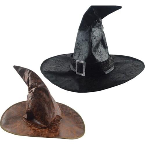 Halloween Wizard Witch Hat Masquerade Party Cap Fancy Dress Costume Cosplay Accessory Decor