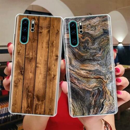 Wood Wooden Pattern Silicon Phone Case For Huawei Honor 10 9 20 Lite Y5 Y6 Y7 Y9 9X 8X 8S 8A 7X 7A 7S Pro + 10i20i Coque