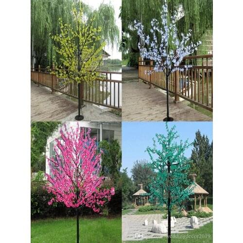 LED Cherry Blossom Tree Light864 pcs LED Bulbs 6ft 1.8M Height Christmas Wedding Rainproof Outdoor Patio Lawn Garden Lamp