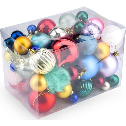 Christmas Tree Decorations Balls Bauble Xmas Party Hanging Ball Ornaments Christmas Decorations for Home New Year Gift