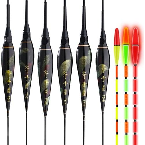 1pc Smart Led Fishing Float Highly Sensitive Fish Bite Remind Buoy Stick Electric Night Fishing Float Lure Tackles Accessories