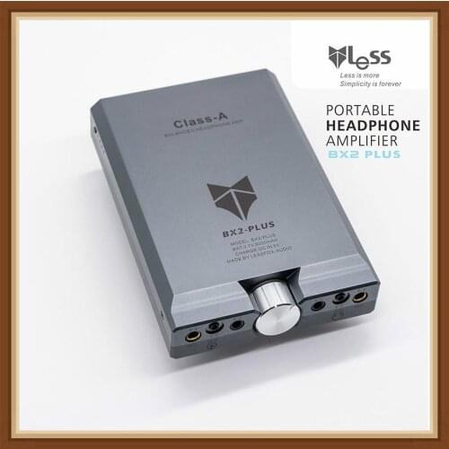 Lessfox Audio Less BX2 Plus Balanced Class A Headphone Amplifier Full-column Equilibrium HDAM Portable Hifi Music AMP