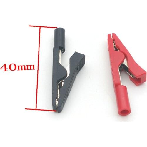 High quality Copper Alligator clip FOR 2mm BANANA PLUG test probe New