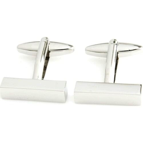 YH-319B Plain Blank Metal Cufflinks,Mens Classic Cufflinks - Factory Direct Selling