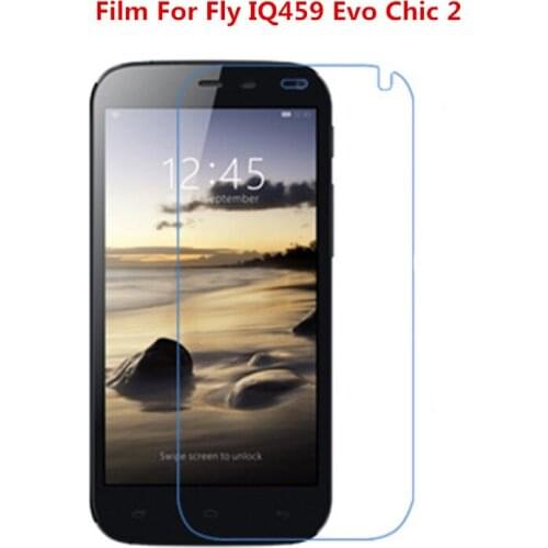 1/2/5/10 Pcs Ultra Thin Clear HD LCD Screen Protector Film With Cleaning Cloth Film For Fly IQ459 Evo Chic 2