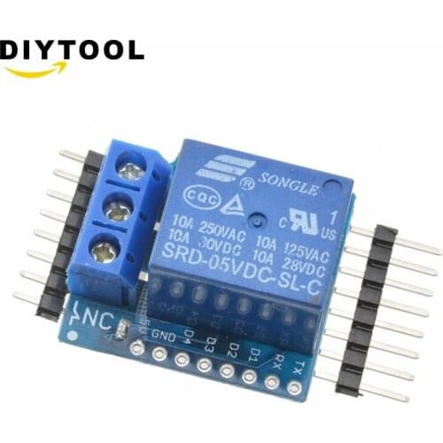 1CH Relay Shield V2 Version 2 for WEMOS D1 mini ESP8266 WiFi Module For Arduino