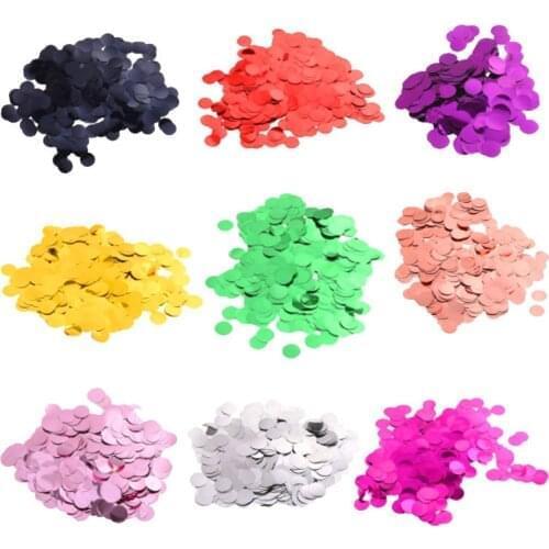 10g/bag Candy Colors Metallic Rose Gold Mini Round Confetti Dots Filling Balloons Baby Shower Wedding Engagement Decorations