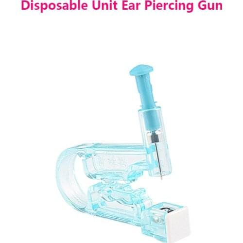 1pc New Healthy Safety Asepsis Disposable Unit Ear Studs Piercing Gun Piercer Tool