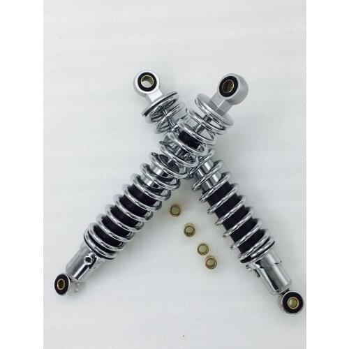 325mm 7mm spring chrome Motorcycle Rear Shock Absorbers for Honda CB400 Yamaha FZX750 XJR400 XJR1200 XJR1300 suzuki VS800 silve