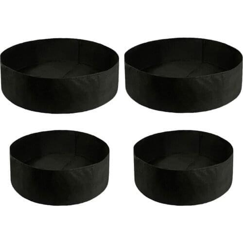 4pcs Raised Garden Bed Planter Non-Woven Grow Bags Holds Soil BREATHABLE