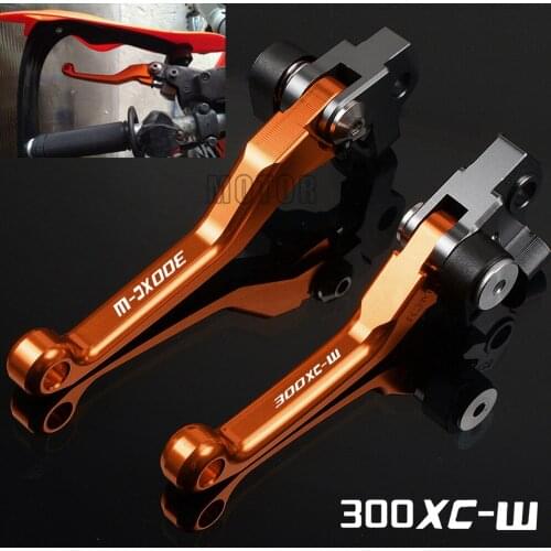For 300XC-W 2006-2018 300 XC-W XCW XC W CNC Aluminum Motorcycle DirtBike Dirt Pit Bike Motocross Pivot Brake Clutch Levers