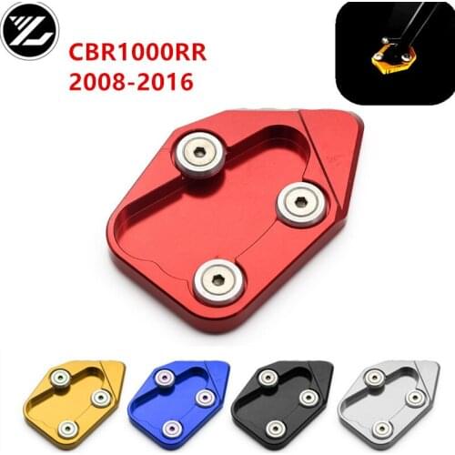 Motorcycle Side Stand Kickstand Enlarge Extension Pad for HONDA CBR1000RR 2008-2016 2009 2010 2011 2012 2013 2014 2015 2016