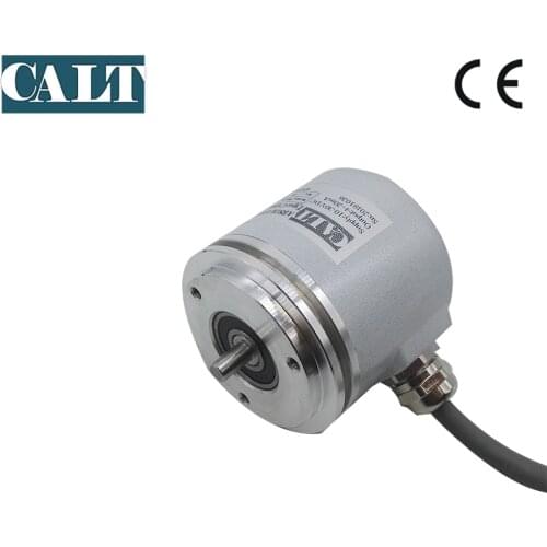 CAS60S12E6PB 12 bit 4094 resolution single lap parallel output signal 6mm 10mm 12mm solid shaft absolute rotary encoder