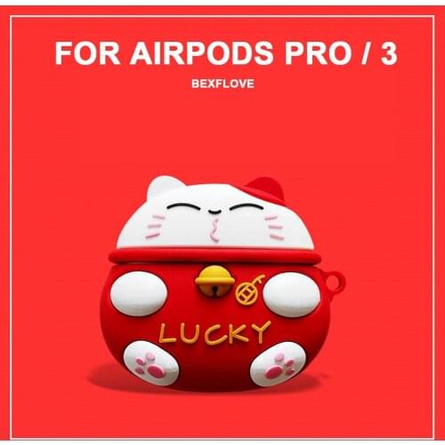 3D Earphone Case For Airpods pro 2 3 Case Silicone Cute Duck Cat Cartoon Cover For Apple Air pods Bluetooth Earbuds Earpods Case