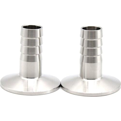 Economy SS304 Tri Clamp Hose Barb brewery fittings Tri clover Hose coupling fittings hose fittings homebrew fittings